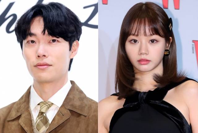 왼쪽부터 배우 류준열, 혜리. 뉴시스