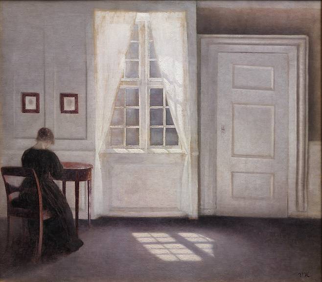 빌헬름 하메르스회, 'A Room in the Artist's Home in Strandgade'