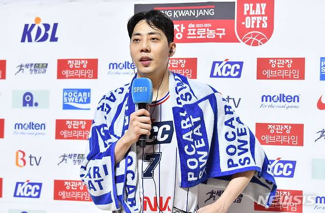 [서울=뉴시스]프로농구 부산 KCC 정창영 (사진 = KBL 제공)