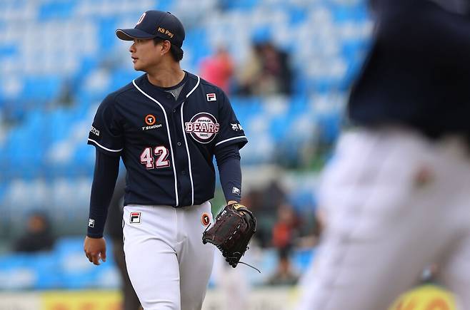 ▲ 두산 베어스 최지강 ⓒ 두산 베어스