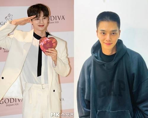 최근 군대에 간 배우 송강의 훈련소 모습이 공개돼 이목을 모았다. 사진=천정환 기자, 송강 SNS