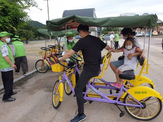 안동시가 녹색 자전거 무료대여사업을 11월까지 운영한다(안동시 제공)