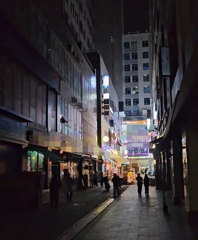 동탄신도시 상가 정전 [독자 유진호 씨 제공. 재판매 및 DB 금지]