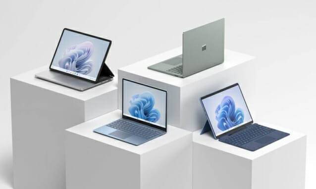 신형 서피스 제품군. (사진=한국마이크로소프트)