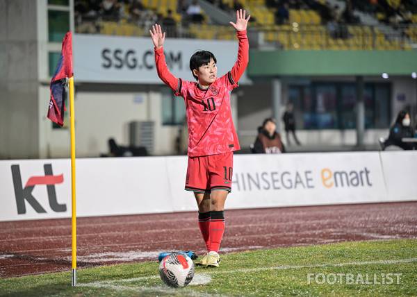 지소연(여자 축구대표팀). 서형권 기자