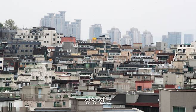 서울 강서구 빌라 밀집 지역의 17일 모습. 한수빈 기자