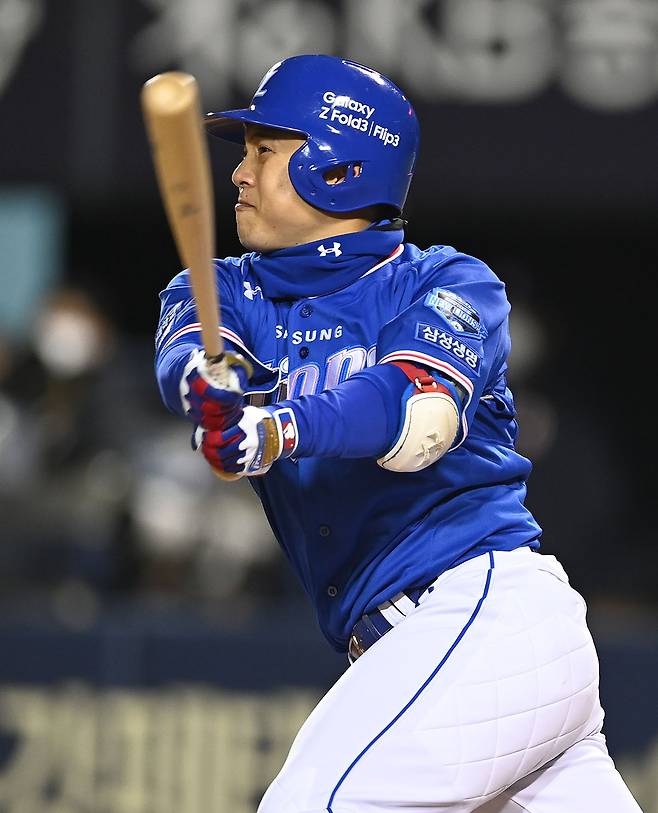 최근 타격감이 좋은 김헌곤은 9일 사직구장에서 열릴 '2024 신한 SOL Bank KBO 리그' 롯데 자이언츠전에서 2번타자 우익수로 선발 출전한다. 엑스포츠뉴스 DB