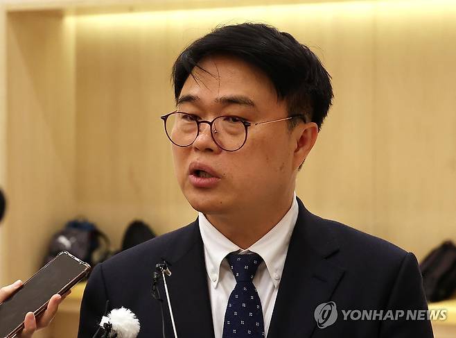 질문에 답하는 임현택 의협회장 (서울=연합뉴스) 최재구 기자