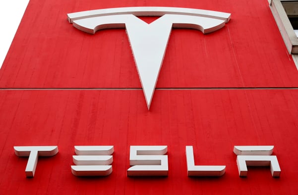 미국 전기자동차 업체 테슬라(TESLA)의 로고.