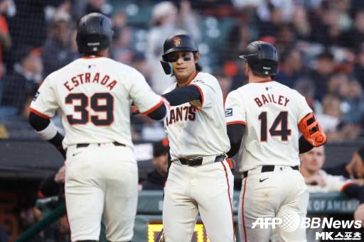 이정후는 이날 1안타 기록했다. 사진(美 샌프란시스코)=ⓒAFPBBNews = News1