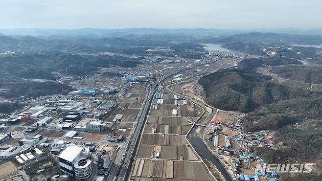 [용인=뉴시스] 첨단 시스템반도체 국가산단이 들어설 이동 남사읍 일대. (사진=뉴시스 DB). photo@newsis.com