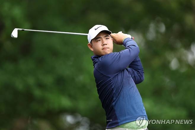 마스터스에 출전한 김주형  [게티이미지/AFP=연합뉴스]