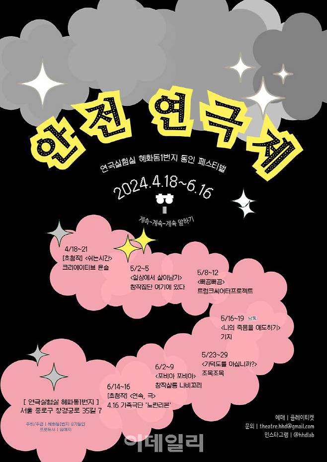 ‘안전 연극제’ 포스터. (사진=혜화동1번지)