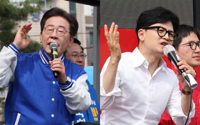▲ 더불어민주당 이재명 대표와 국민의힘 한동훈 비상대책위원장[연합뉴스 자료사진]