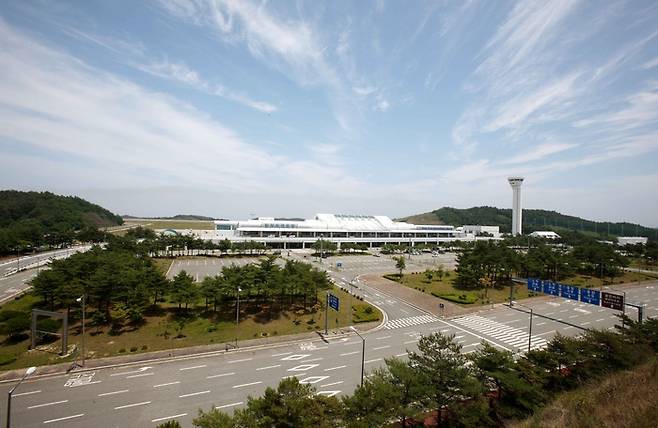 양양국제공항 전경. 양양군 제공