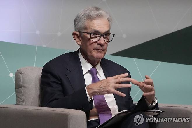 제롬 파월 미국 연방준비제도(Fed·연준) 의장 [연합뉴스 자료사진]