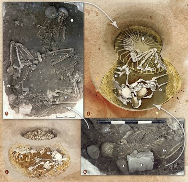 석기시대 유럽에서 인간 희생 의식이 널리 행해졌다는 유적 조사 결과가 나왔다. A. Beeching/Science Advances 제공