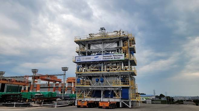 비에이치아이가 말레이시아에 공급한 산업용 보일러. 비에이치아이 제공