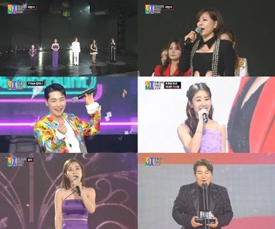 ‘트롯뮤직어워즈’. 사진l ‘트롯뮤직어워즈’ 2024 방송 캡처