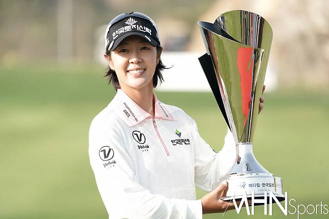 14일 KLPGA 메디힐·한국일보 챔피언십에서 우승을 차지한 박지영