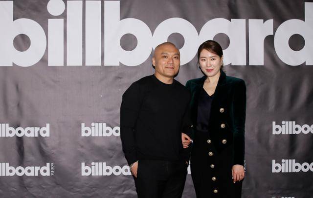 15일 오후 서울 강남구 조선팰리스 강남 로얄챔버홀에서는 빌보드 코리아 론칭 기념 기자회견이 개최됐다. 이 자리에는 미국 빌보드 본사 CEO 마이크 반(Mike Van)과 빌보드 코리아 김유나 대표가 참석했다. 뉴스1