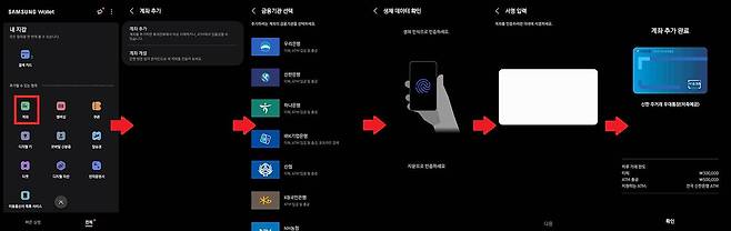 계좌를 추가해 ATM 기기에서 쓸 수 있습니다. 계좌와 보안 등록을 마치면 되는데 절차는 간단합니다. / 출처=IT동아