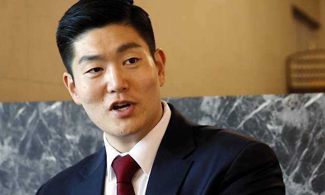 국민의힘 김재섭 도봉갑 당선인. [사진=김호영 기자]