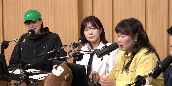 왼쪽부터 이은형 김지유 김민경/SBS 파워FM ‘두시탈출 컬투쇼’ 캡처