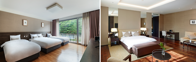 (좌) 디럭스 (우) 코너 스위트 / 사진=스위트호텔 남원