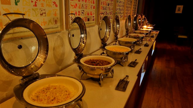 조식 뷔페 음식 가짓수가 다양했던 라 테라스 / 사진=스위트호텔 남원