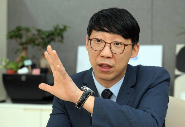 전진 브릴스 대표. 이호재 기자.