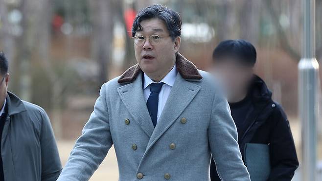 보석 후 첫 공판 출석하는 김성태 쌍방울 그룹 전 회장