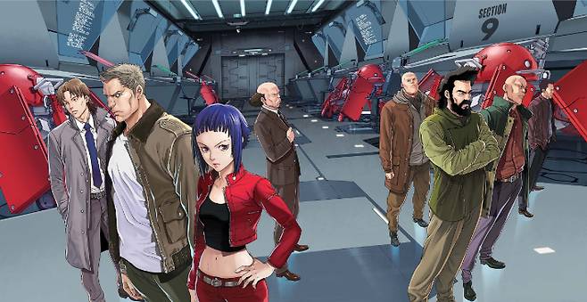 노미영 작가의 '공각기동대 어라이즈' 작화