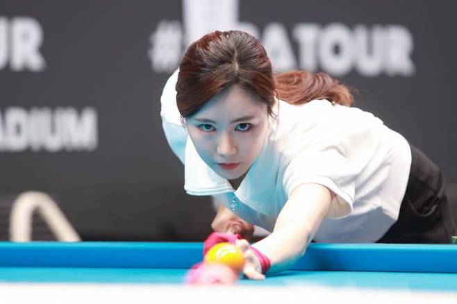 2024 LPBA 트라이아웃을 통과한 김안나. PBA