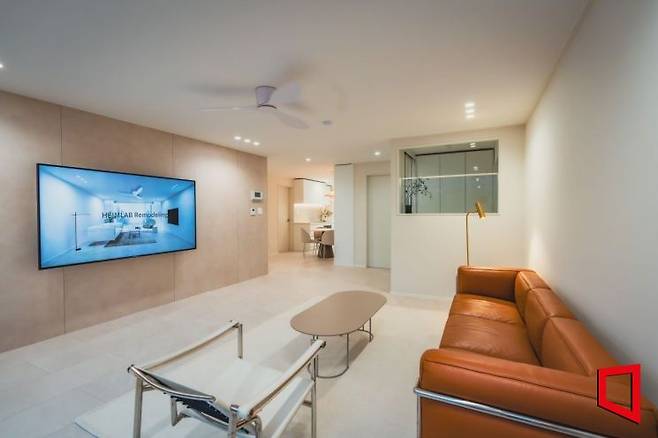 하임랩 리모델링 서비스 시공이 완료된 아파트 내부 모습(사진제공=GS건설)