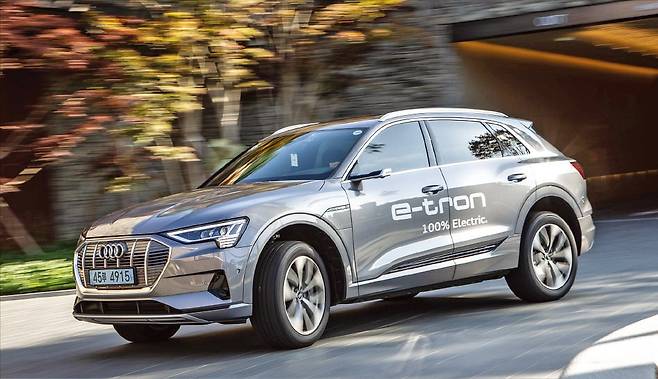 아우디 전기 SUV ‘e-트론 55 콰트로’. /아우디코리아 제공