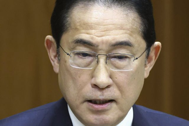 기시다 후미오 일본 총리가 지난 2월 29일 중의원(하원) 정치윤리심사회에서 발언하고 있다. AP연합뉴스