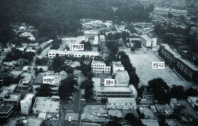 1989년까지 경기도립병원, 신풍초등학교 등으로 사용된 화성행궁. 수원특례시 제공