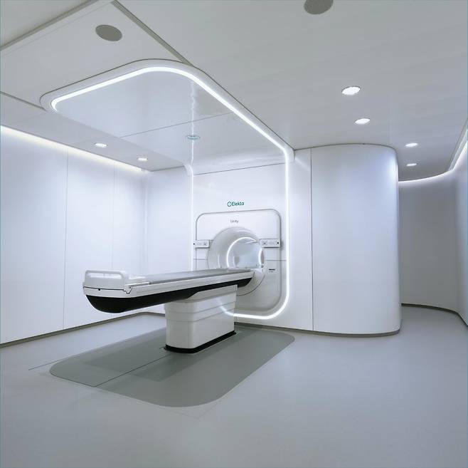 1.5T MRI와 방사선 치료 시스템이 결합된 엘렉타 유니티의 모습./사진=엘렉타코리아
