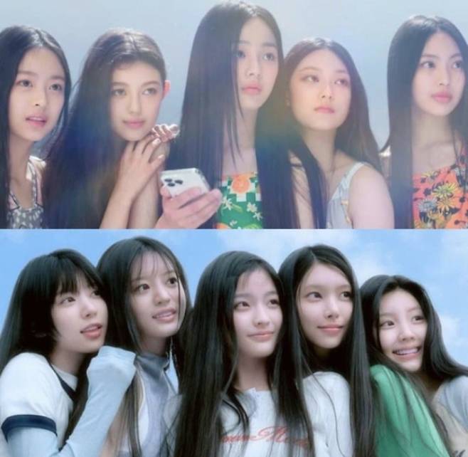 그룹 뉴진스(위쪽)와 아일릿. /사진=어도어, 빌리프랩
