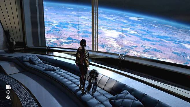 우주를 배경으로도 이야기가 진행된다.