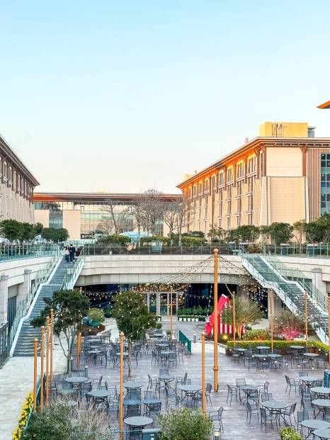 야외 테라스 / 사진=권효정 기자