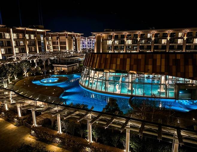 신화월드 모실 야경 / 사진=권효정 기자