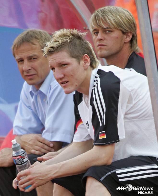 독일 대표팀 감독 시절 클린스만(사진 맨 왼쪽). 사진=AFPBBNews=News1