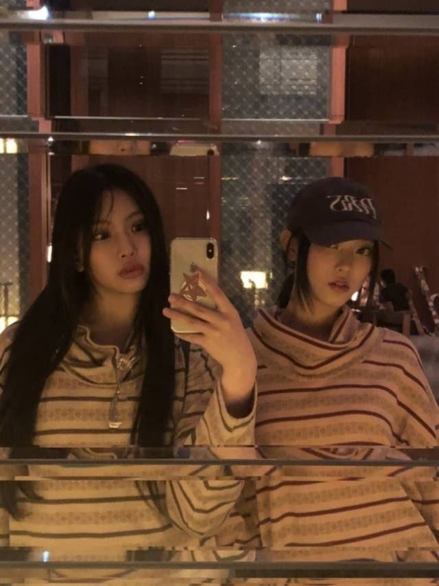 뉴진스 혜인, 해린 / 포닝