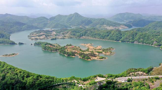 옥정호 전경 (사진=임실군 제공, 연합뉴스)