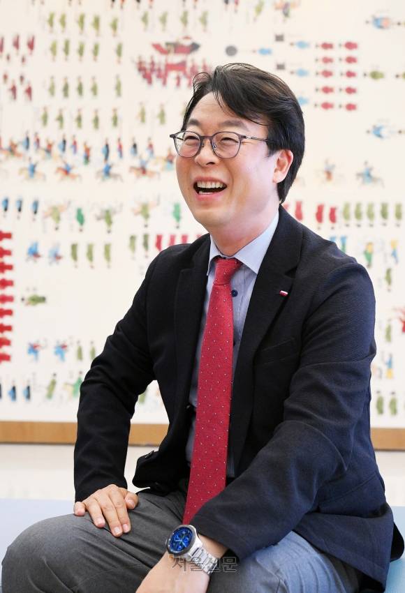 곽규택(부산 서·동구) 국민의힘 당선인이 지난 22일 서울 여의도 국회 본관에서 서울신문과 인터뷰를 하고 있다. 오장환 기자