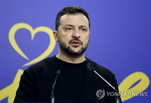 볼로디미르 젤렌스키 우크라이나 대통령 [EPA=연합뉴스 자료사진. 재판매 및 DB 금지]