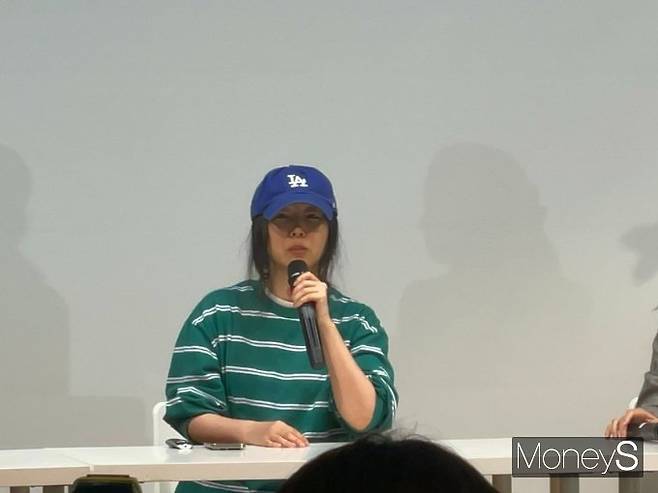 25일 서울 강남 한국컨퍼런스센터에서 열린 기자회견에 참석한 민희진 어도어 대표. /사진=이재현 기자