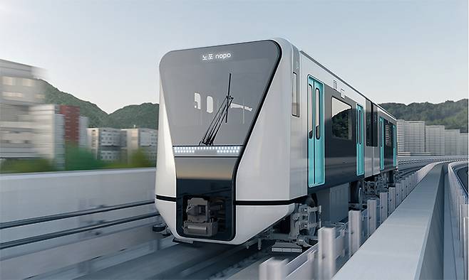 양산선에 투입될 전동차 조감도